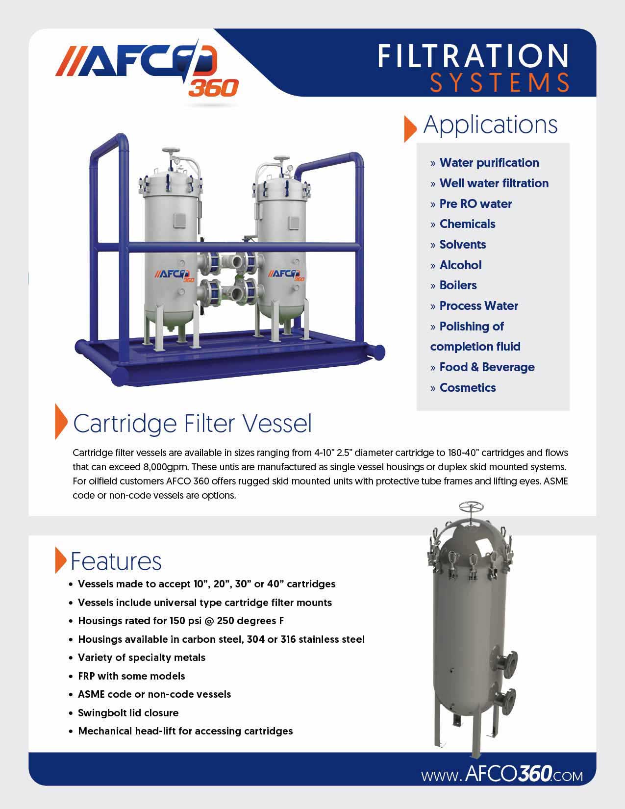 AFCO360-Cartridge-Filter-Vessel